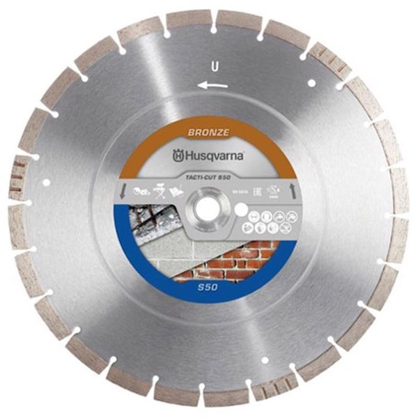 Husqvarna Husqvarna 14 in. D X 1 in. Tacti-Cut S50 Diamond Circular Saw Blade 1 pc 579816404 - main